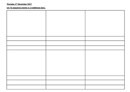 Traditional Stories Planning and Resources - Jack and the Beanstalk
