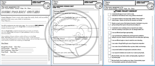 Comics in Classrooms Lesson: Making Comics Class Project | Teaching