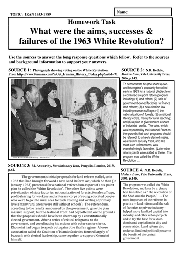 Iran 1945-1989 | Teaching Resources