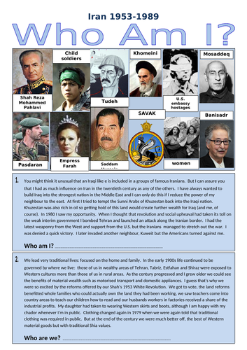 Iran 1945-1989 | Teaching Resources