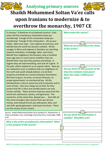 Iran 1945-1989 | Teaching Resources