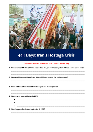 Iran 1945-1989 | Teaching Resources