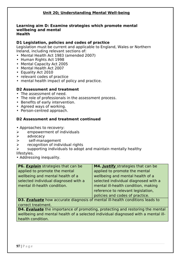 btec-level-3-health-and-social-care-unit-20-understanding-mental-well