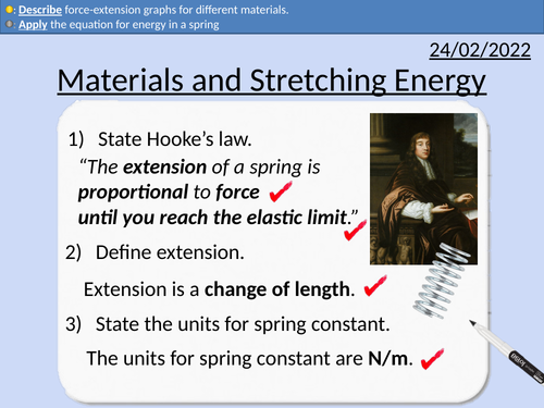 GCSE Physics: Springs and Energy