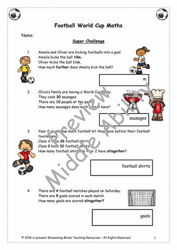 Football Score a Goal! Phase 2 Phonics Game (teacher made)