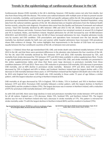 Support material for CHD in the UK and Europe