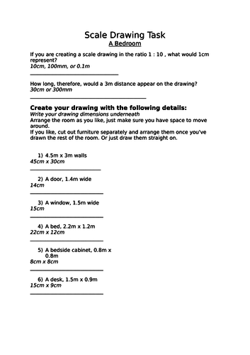 Scale Drawing Activities