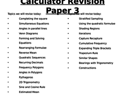 gcse edexcel paper3