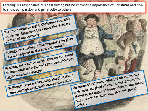 A Christmas Carol  Stave Two  Fezziwig  Teaching Resources