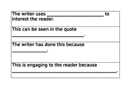 comparison essay sentence starters