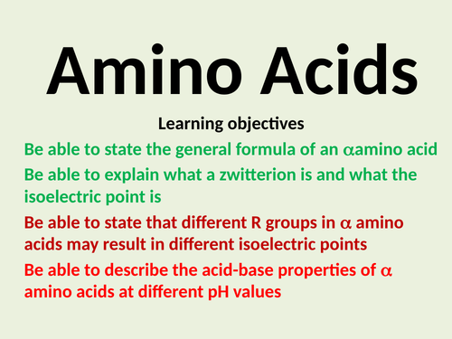 Amino Acids