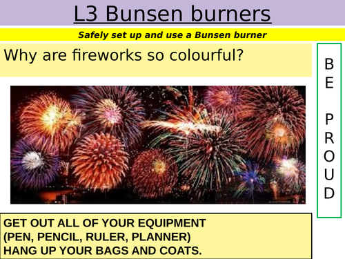 Y7 Skills lesson - L3 Bunsen burner