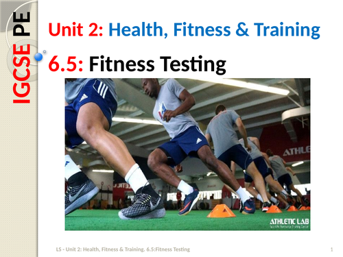 IGCSE PE (spec 2018) 6.5. Fitness ����Vlogting