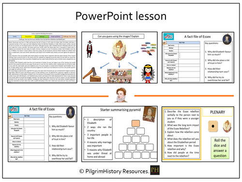AQA GCSE Elizabethan England: The Essex Rebellion - Causes and ...