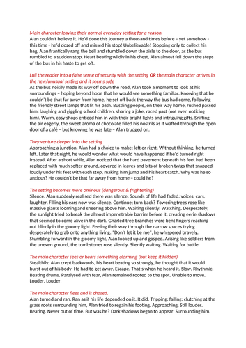 Writing A Suspense Story Teaching Resources