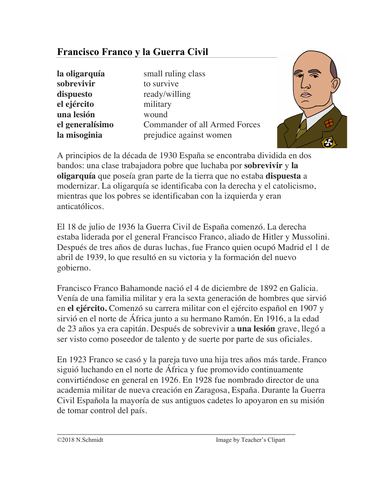 Francisco Franco y la Guerra Civil: Franco Dictatorship and Spanish Civil War