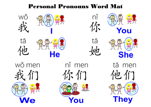 personal-pronoun-word-mat-in-mandarin-chinese-teaching-resources