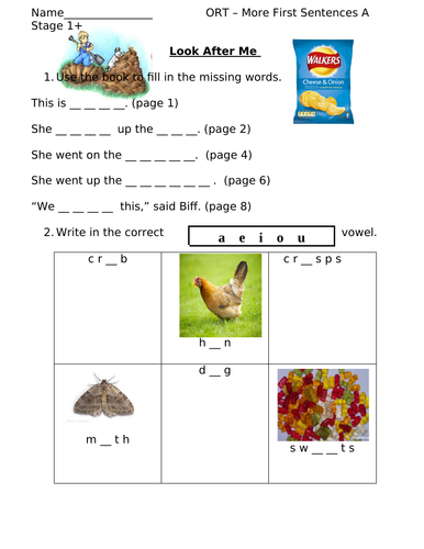 おすすめネット First 1 Stage ORT Sentences Resources Teaching | 絵本・児童書