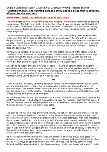 Creative writing gcse 9 1 picture