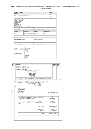 OCR Cambridge Technical Lv 3 in Business - Unit 2 Working in Business ...