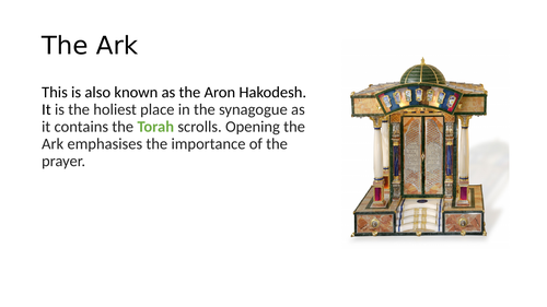 GCSE Judaism: Features of a Synagogue Lesson | Teaching Resources