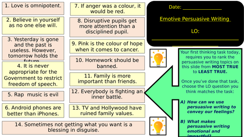 Lesson 5_ Persuasive Writing - What makes persuasive writing emotional and impactful? (1-2 lessons)