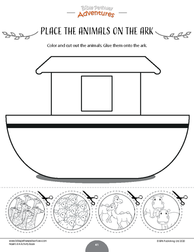 Noah's Ark Coloring Activity Book | Teaching Resources