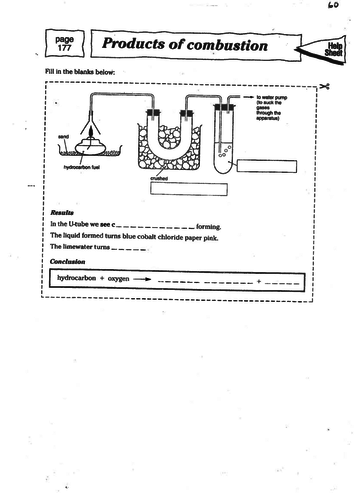 2019 Gcse Aqa Chemistry Unit 7 Organic Chemistry Combustion Teaching Resources 4033