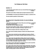 english language coursework mark scheme