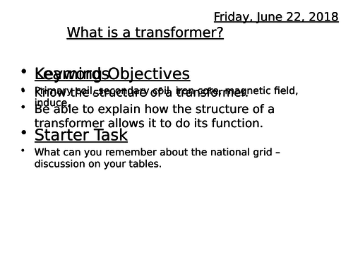 2019 AQA GCSE Physics Electromagnetism Transformers and Generators