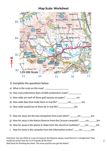 Ks3 Maps And Map Skills Teachit Geography Map Skills Full Unit Of