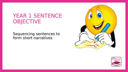 Year 1 SPAG PPT: Sequencing sentences to form short narratives