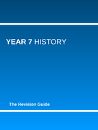 revision guide year 7 history teaching resources