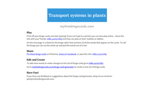 Topic 2 Transport systems in plants AQA trilogy