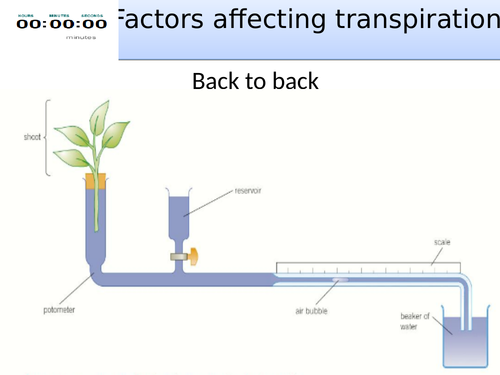 Topic B2 Factors affecting transpiration- AQA combined science trilogy/separate biology