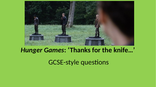 Aqa Style Paper 1 Reading Section Hunger Games Cornucopia With Powerpoint Exemplars Teaching Resources