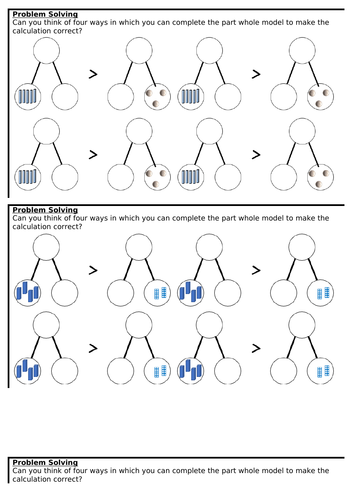 Comparing numbers 1, Summer block 4, year 1