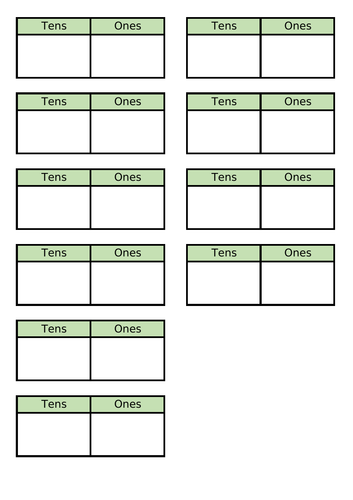 Partitioning numbers, Summer Block 4, Year 1