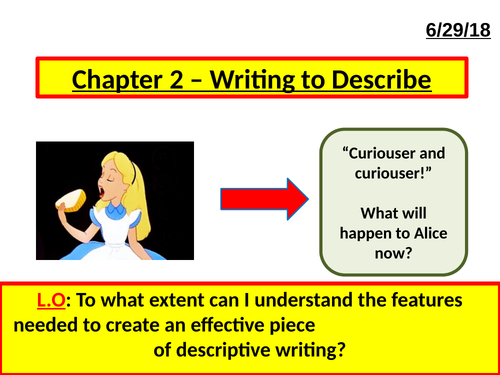 Alice in Wonderland complete scheme of work. KS3 English. | Teaching