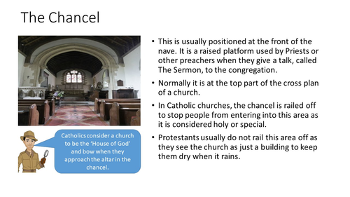 Card Sort: Key Features of a Church | Teaching Resources