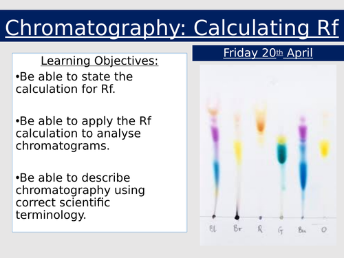 Calculating Rf | Teaching Resources