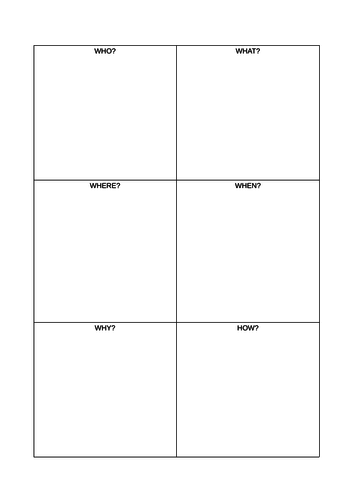 Creative Writing Idea Generation Grid Worksheet Descriptive Writing