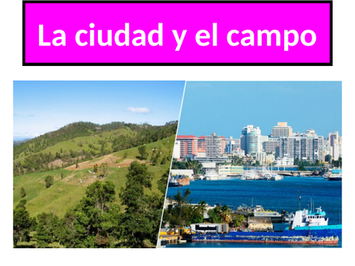 GCSE Spanish AQA La Ciudad y El Campo