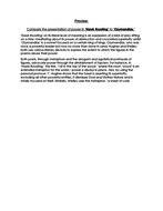 Hawk roosting and ozymandias comparison essay 08 image