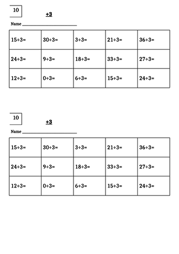 Mastery Approach to Times Tables tests for Year 3 | Teaching Resources