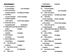 Extr En Espanol Worksheets Teaching Resources