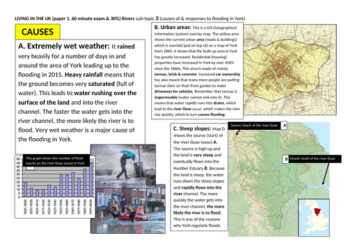 york flooding hard soft management human activity on rivers geography