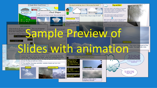 types of clouds presentation