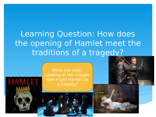Exploring Shakespeare - lesson 3