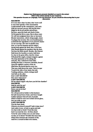 Exploring Shakespeare - Lesson 11 & 12